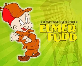 Elmer Fudd Animation Character Diamond Painting