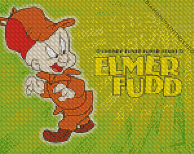 Elmer Fudd Animation Character Diamond Painting