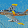 F86 Sabre Aircraft Diamond Painting
