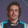 Fernando Alonso Racing Driver Diamond Painting