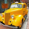 Ford Yellow Taxi Diamond Painting