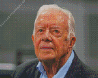 Former US President Jimmy Carter Diamond Painting