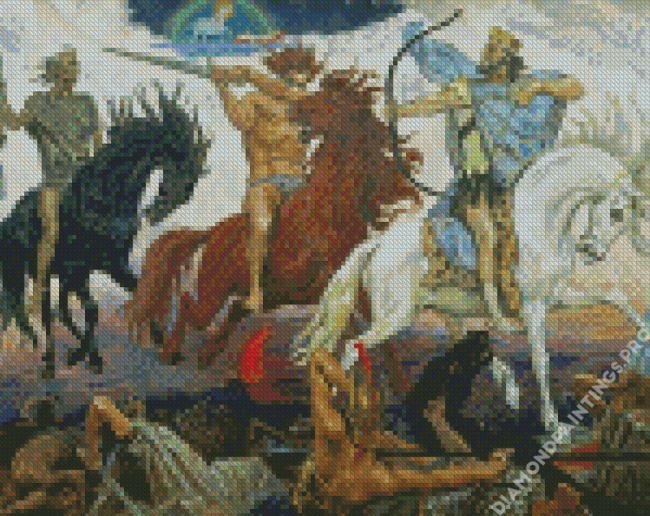 Four Horsemen Of The Apocalypse Art Diamond Painting