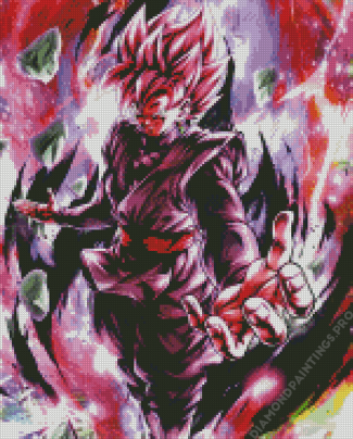 Goku Black Diamond Painting
