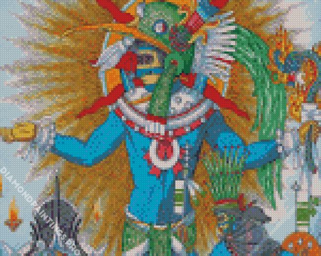 Huitzilopochtli Art Diamond Painting