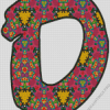 Individual Letter D Diamond Painting