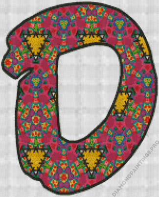 Individual Letter D Diamond Painting