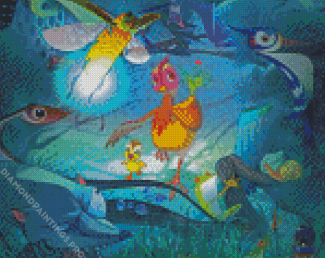 Leafie A Hen Into The Wild Characters Diamond Painting