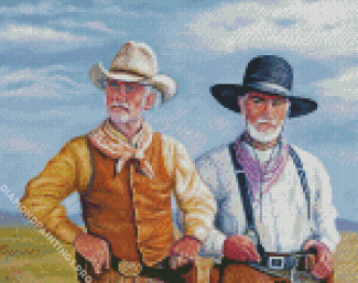 Lonesome Dove Robert And Tommy Diamond Painting