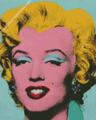 Marilyn Monroe Warhol Andy Diamond Painting