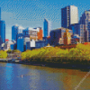 Melbourne FL Buildings Diamond Painting