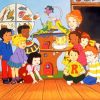 Miss Frizzle And The Magic School Bus Students Diamond Painting