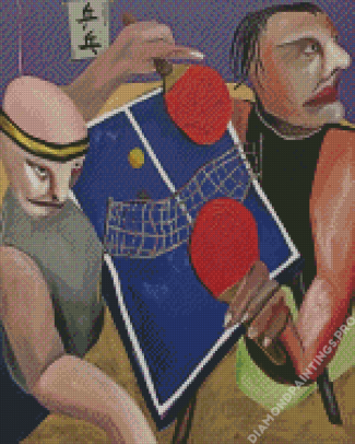 Ping Pong Tennis Table Diamond painting