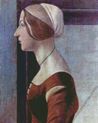 Portrait Of A Young Woman Botticelli Diamond Painting