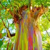 Rainbow Eucalyptus Tree Plant Diamond Painting