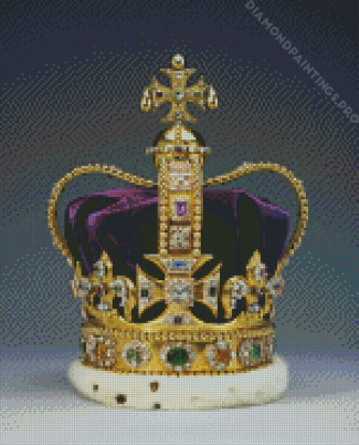 Royal Coronation Crown Diamond Painting