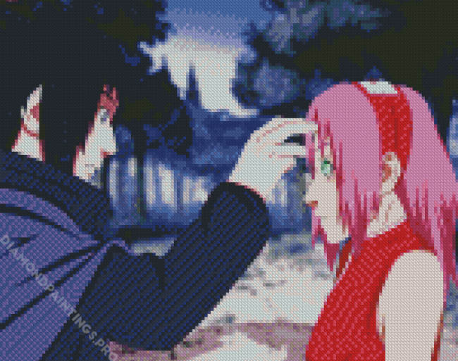 Sasuke X Sakur Diamond Painting