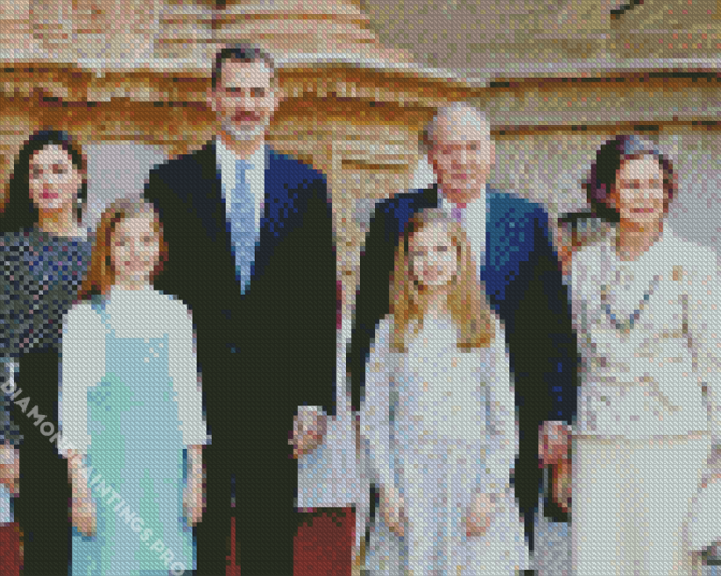 Spanish Royal Family Diamond Painting