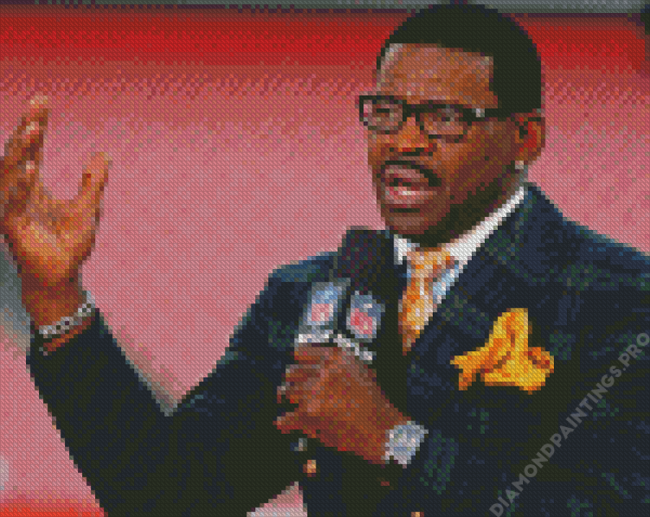 Sports Commentator Michael Irvin Diamond Painting