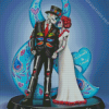 Sugar Skull Wedding Couple Diamond Painting