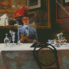 The Corner Table By Irving Ramsey Wiles Diamond Painting