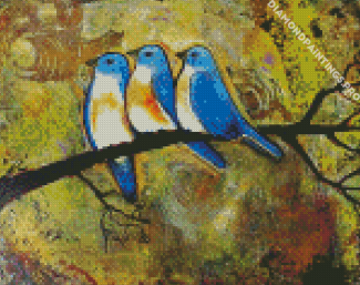Three Birds Art Diamond Painting