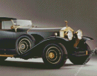 Vintage Rolls Royce Car Diamond Painting