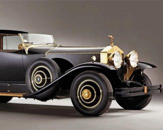 Vintage Rolls Royce Car Diamond Painting