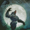Werewolf Howling Diamond Painting