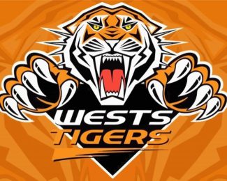 Wests Tigers NRL Logo Diamond Painting