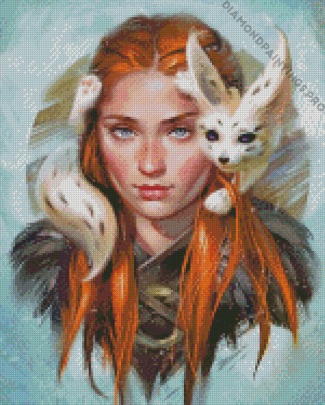 Aesthetic Sansa Stark Art Diamond Painting