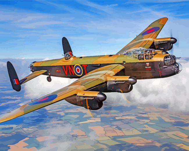 Lancaster Bomber Diamond Painting
