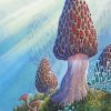 Morel Mushroom Art Diamond Painting