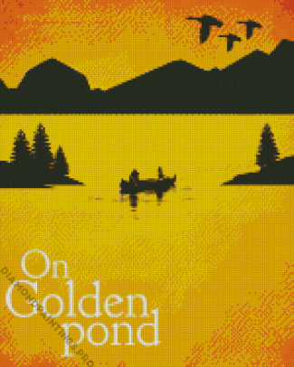 On Golden Pond Movie Poster Diamond Painting