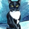 Tuxedo Cat Art Diamond Painting