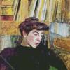 Woman With Black Eyebrows Vuillard Art Diamond Painting