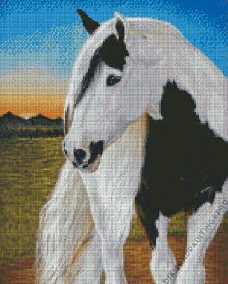 Aesthetic Cob Horse Art Diamond Painting