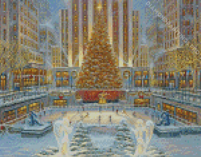 Christmas New York City Diamond Painting