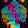Colorful Elephant Tree Of Life Diamond Painting
