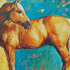 Golden Mare Horse Art Diamond Painting