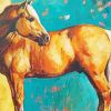 Golden Mare Horse Art Diamond Painting