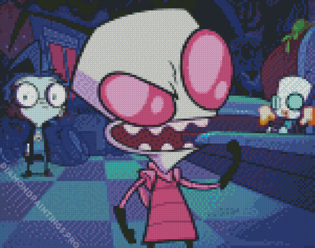 Invader Zim Animation Diamond Painting