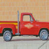 Little Red Truck Diamond Painting