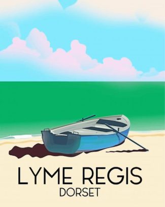 Lyme Regis Poster Diamond Painting