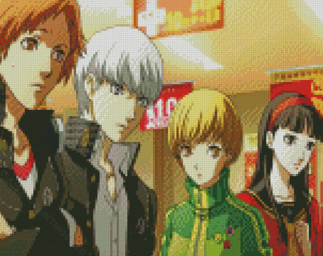 Persona 4 Characters Diamond Painting