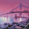 Purple Night Bridge Diamond Painting
