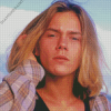 River Phoenix With Long Hair Diamond Painting