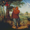 The Peasant And The Nest Robber By Pieter Bruegel Diamond Painting