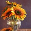 Aesthetic Sunflowers Vase Diamond Painting