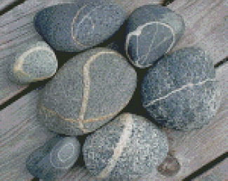 Beach Stones Diamond Painting